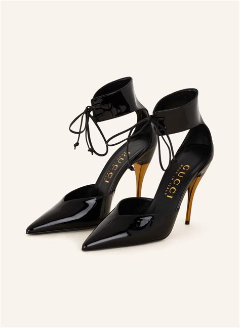 gucci high heels schwarz